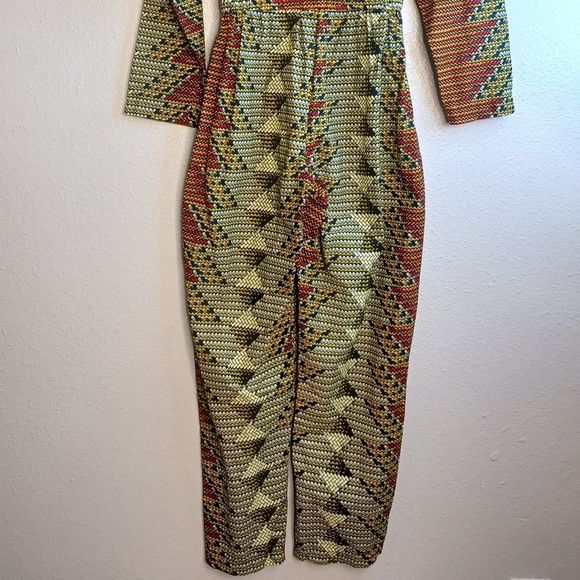 NWT Fahari Bazaar Sustainable Artsy Sz S Hand-dyed Handwoven Cotton Jumpsuit - Picture 8 of 16